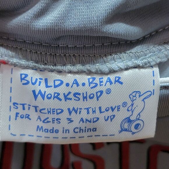 BAB Build A Bear Workshop Houston Rockets Basketball Jacket & Shorts - NWT - Picture 8 of 8